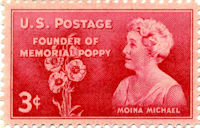 Moina Michael memorial stamp